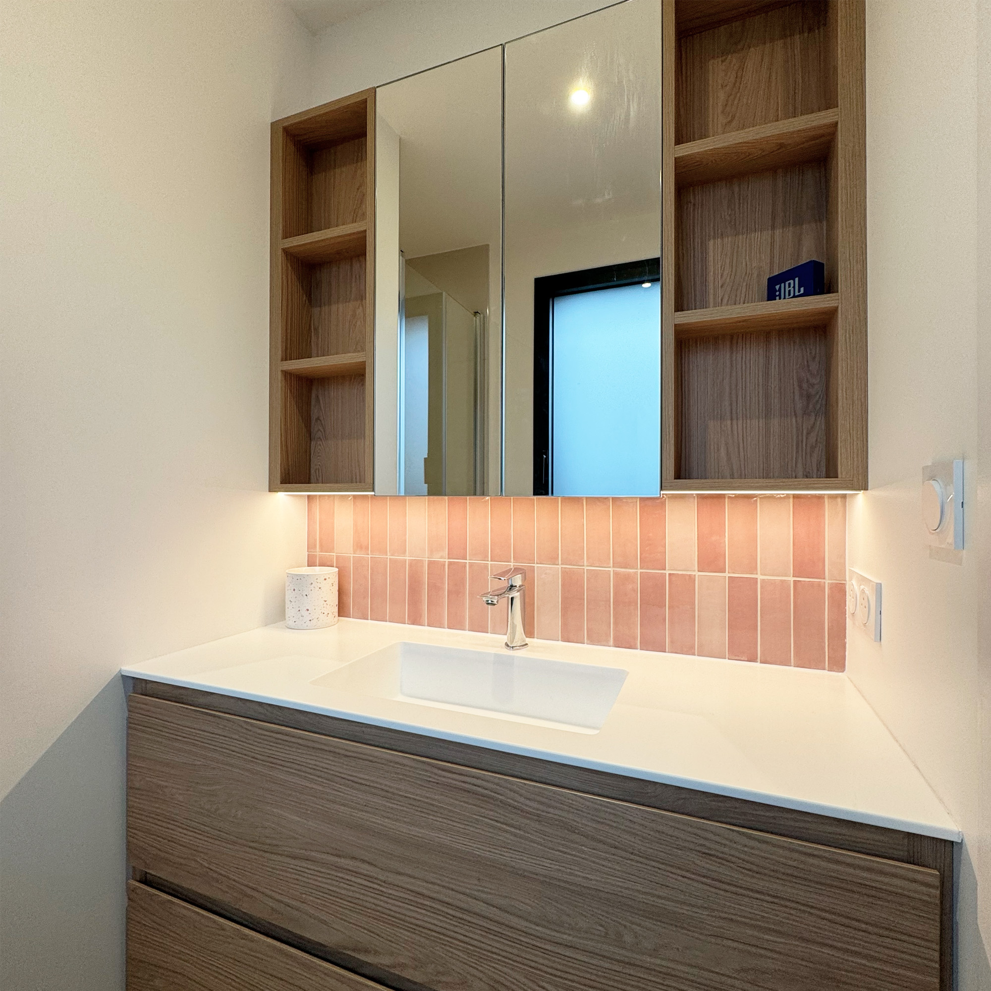 amenagement salle de bain meuble sur mesure