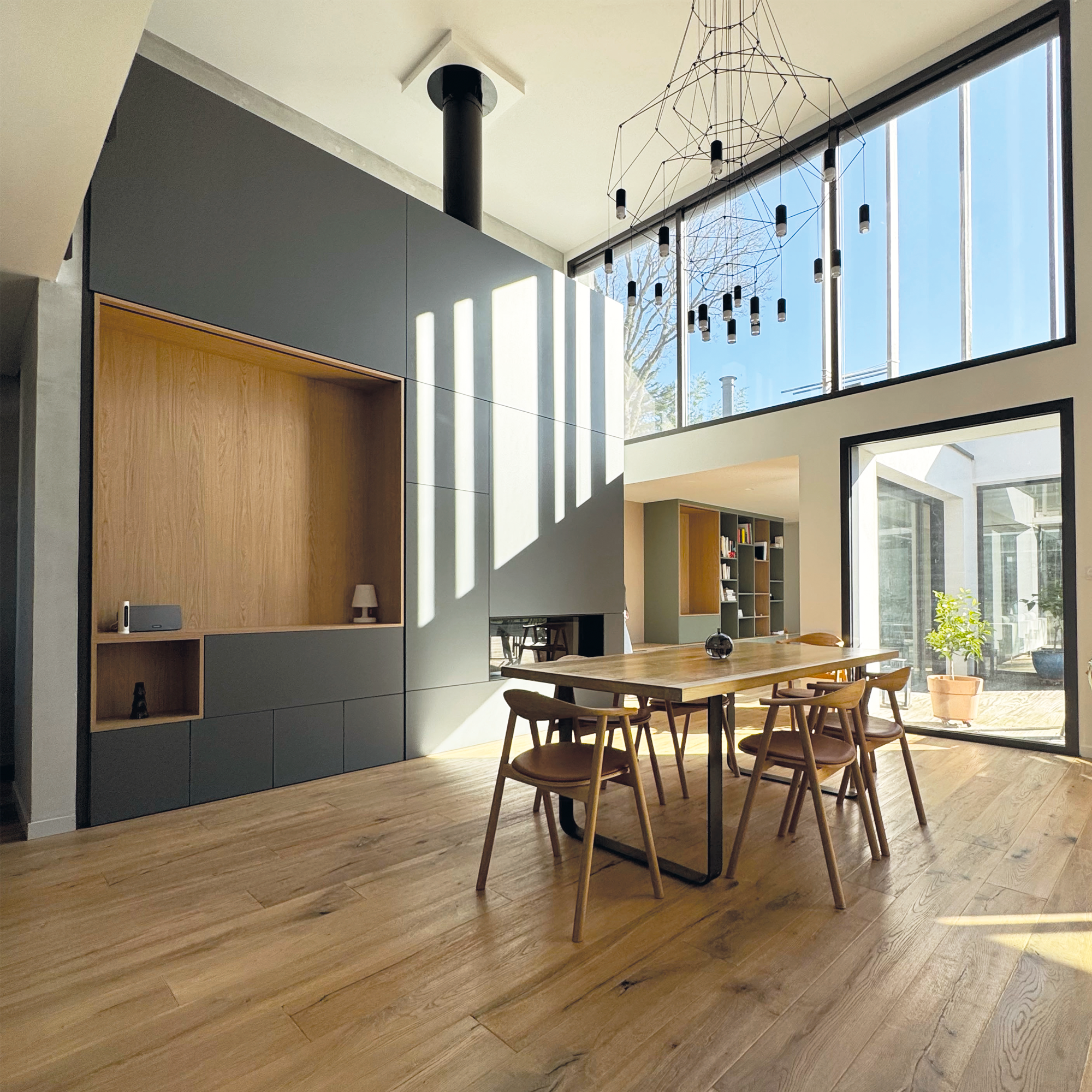 amenagement salon sur mesure